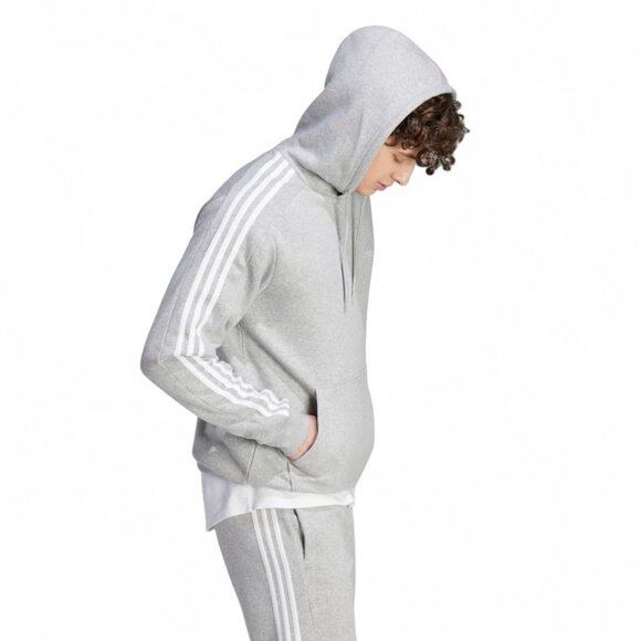 Adidas Originals 2 PC Sweatsuit Men's Size XL Fleece 3 Stripe Tracksuit NWT - Picture 3 of 15